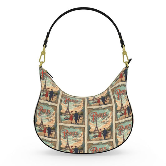 -Tu es Elégante- Curvy Hobo Bag