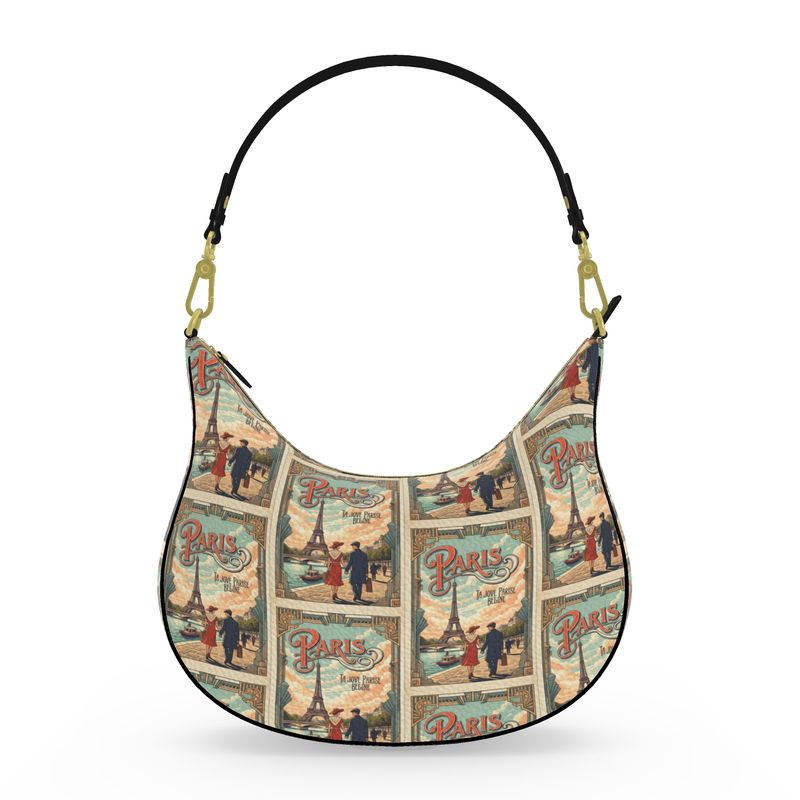 -Tu es Elégante- Curvy Hobo Bag