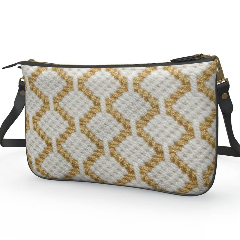Urban Muse Crossbody-Pochette Double Zip Bag