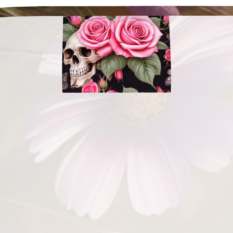 Bandana Artisan Floral Bandana Handcrafted Wildflower Botanical Scarf