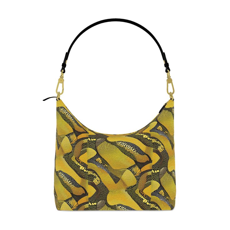 Square Hobo Bag luxury Full-Grain Nappa Leather Square Hobo Bag