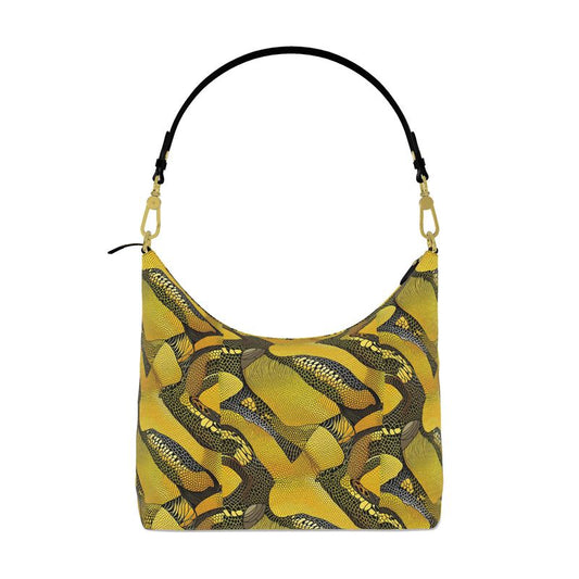 Square Hobo Bag luxury Full-Grain Nappa Leather Square Hobo Bag