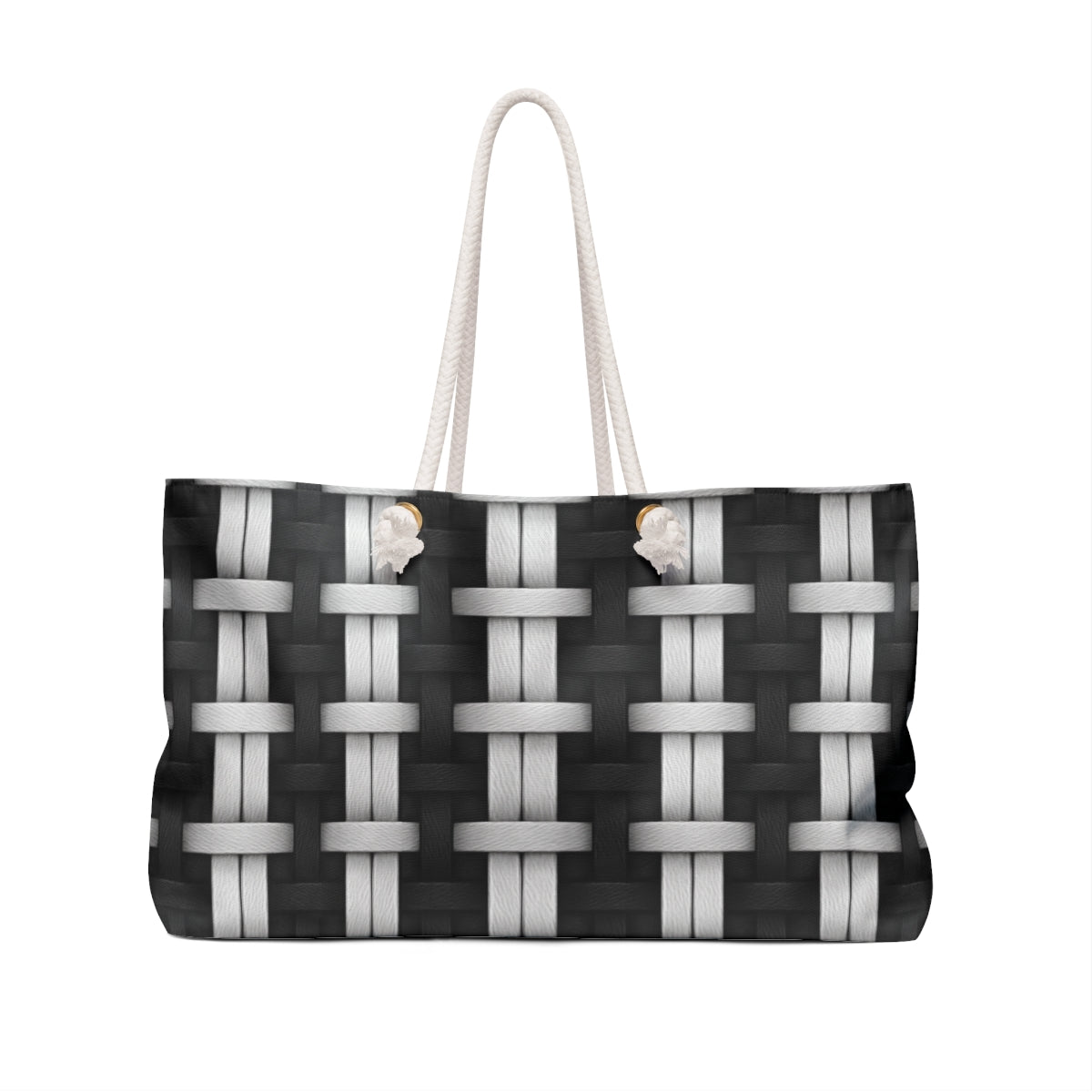 Faux Woven Tote For Women