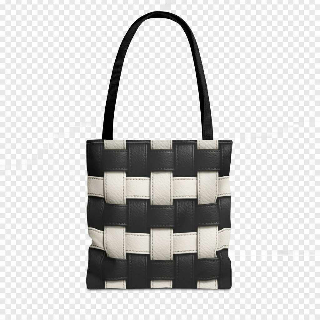 Tote Bag by dee — Chic Leather-Weave Design, Everyday Carry