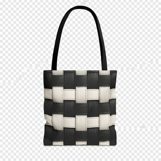 Tote Bag by dee — Chic Leather-Weave Design, Everyday Carry
